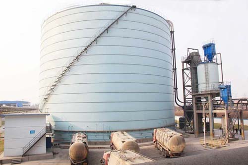 大型水泥钢板库