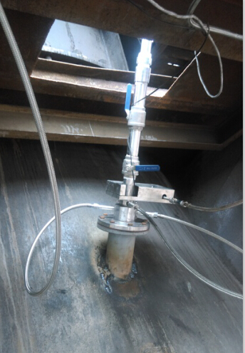 高炉炉顶红外布料系统