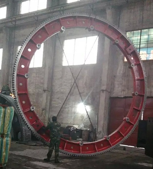 厂家供应回转窑大齿圈/来图加工订做水泥机械配件