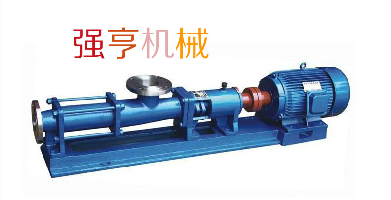 G型不锈钢螺杆泵用于工厂中污水的输送无泄漏耐腐蚀