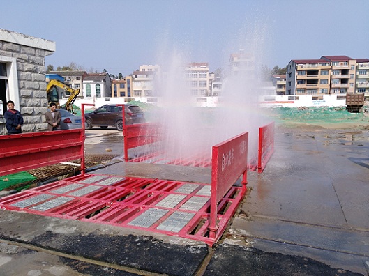 襄阳襄城水泥搅拌站工地平板洗轮机洗车槽厂家